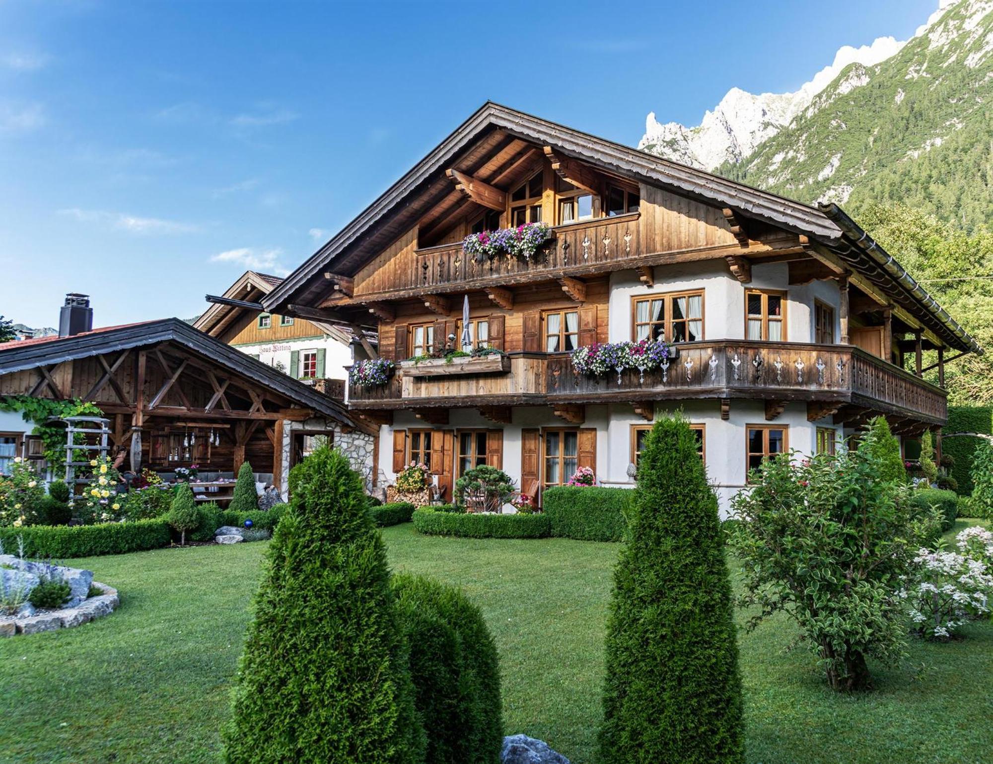Ferienhaus Alpenblick Mittenwald Buitenkant foto